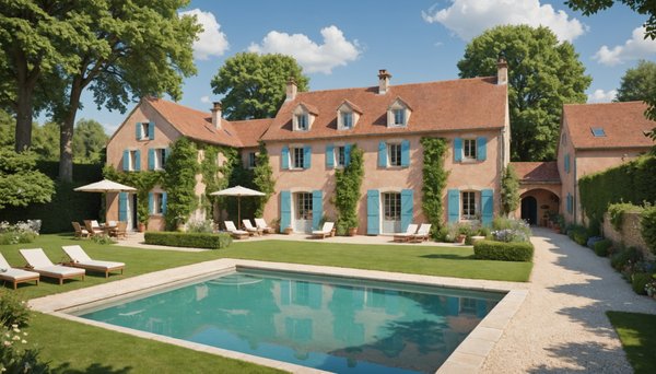 Notre sélection de gîtes avec piscine en bord de Loire