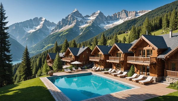 Notre sélection de gîtes avec piscine dans les Alpes