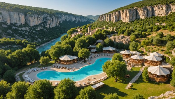 Découvrez les meilleurs campings 4 et 5 étoiles en Ardèche avec parc aquatique pour des vacances inoubliables !