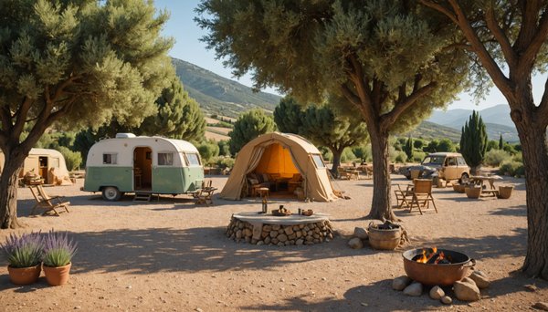 Camper dans le Sud de la France