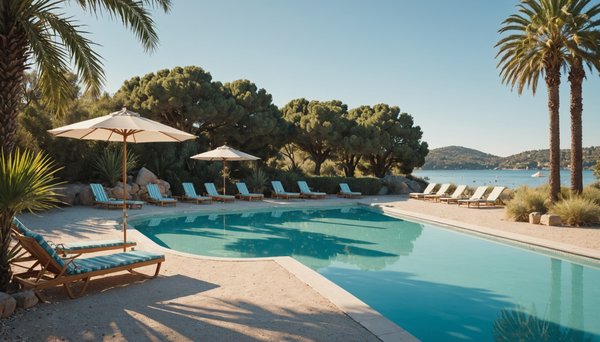 Détente au camping Hyères entre piscine et rivière