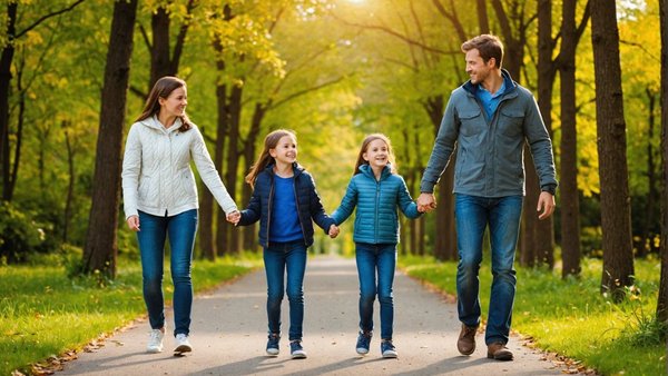 Les avantages des activités familiales en extérieur