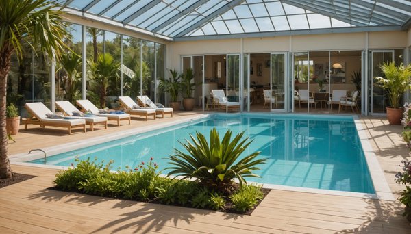 Choisir un camping avec piscine couverte en vendée au printemps avec le camping les logeries